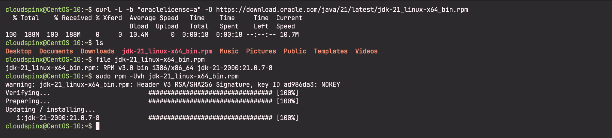 Install Java 21 LTS (OpenJDK 21) on AlmaLinux | CentOS | RHEL 10 ...