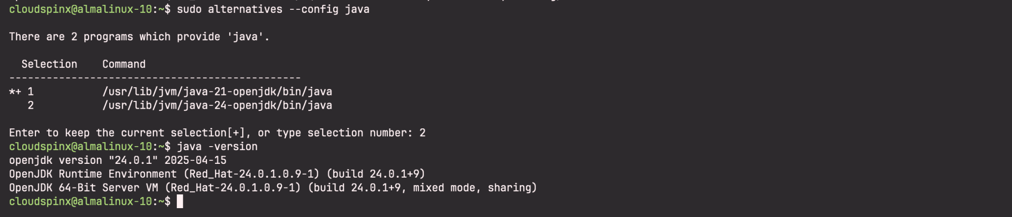 Install Java 21 LTS (OpenJDK 21) on AlmaLinux | CentOS | RHEL 10 ...