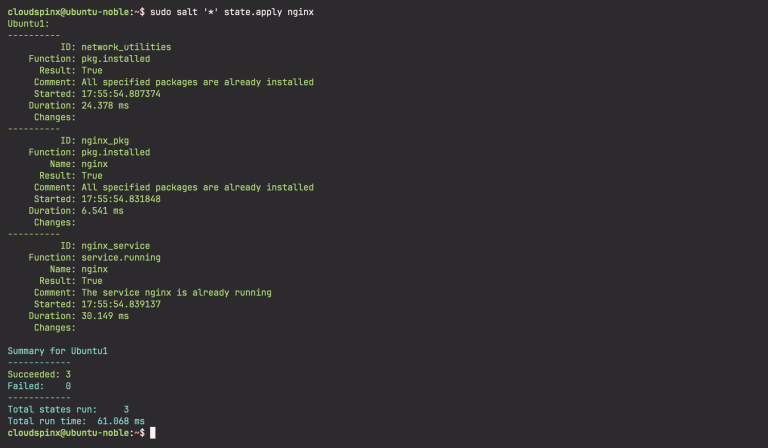 Install Saltstack Master & Minion on Ubuntu 24.04 - CloudSpinx