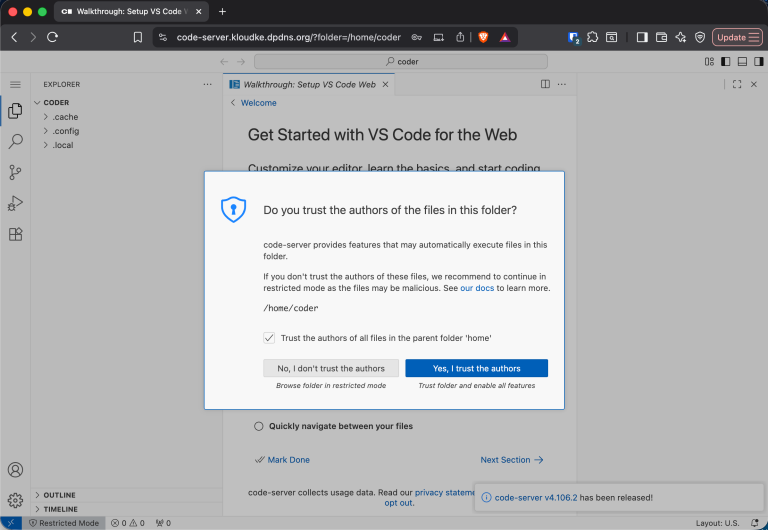 How To Run VSCode Code Server on Kubernetes using Helm - CloudSpinx